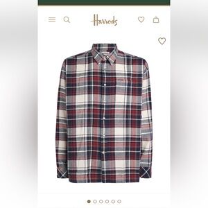 Like new! Barbour Cotton Check Malham Shirt Long Sleeve Shirt Mens L!